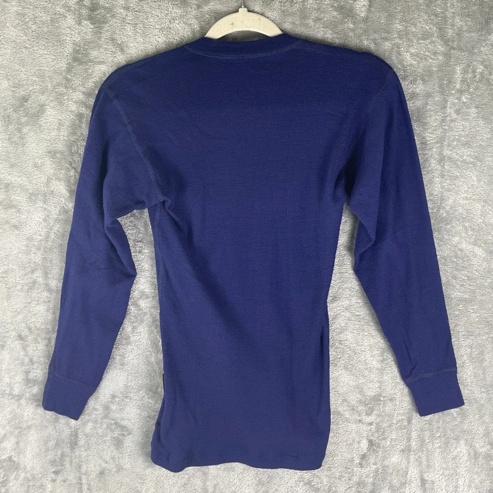 Helly Hansen Base Layer Top Unisex Medium Navy Blue Lifa Shirt Workwear 75001